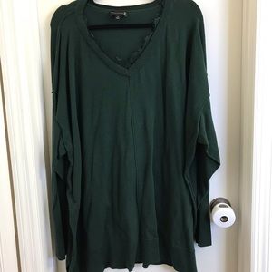 Ryan Wythe Dark Green Exposed Seem Sweater